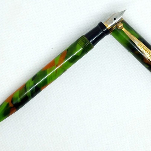 Vintage Combo Onward mechanical pencil and fountain pen used, 14kt gold nib