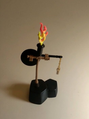 Λάβαρο Playmobil με ασπίδα, όπλο με αλυσίδα και φωτιά