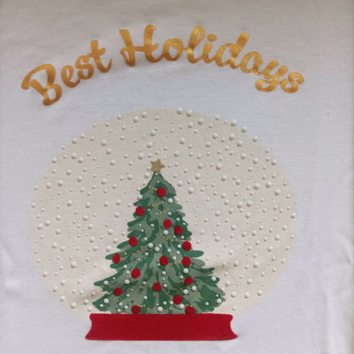 Girls' pajama like new with Christmas design for ages 13-14