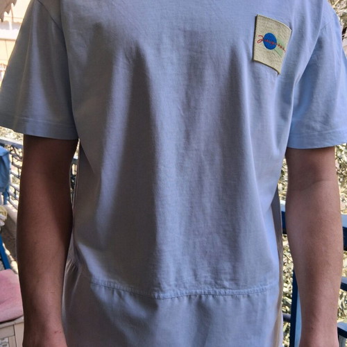 Jacquemus summer tshirt used, turquoise, size L