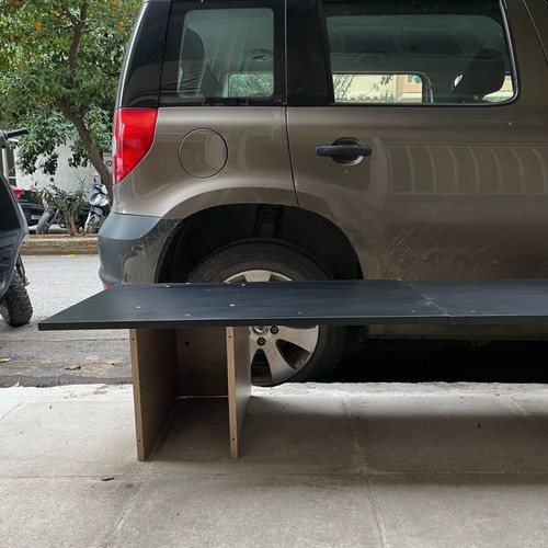 Furniture used, 2 pieces, coffee table or shelves
