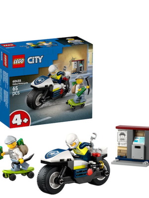 Lego City Police Motorcycle Chase 65pcs new for ages 4+