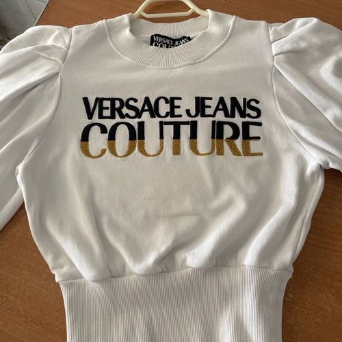 Versace Jeans Couture sweatshirt with puffed sleeves, like new, XS