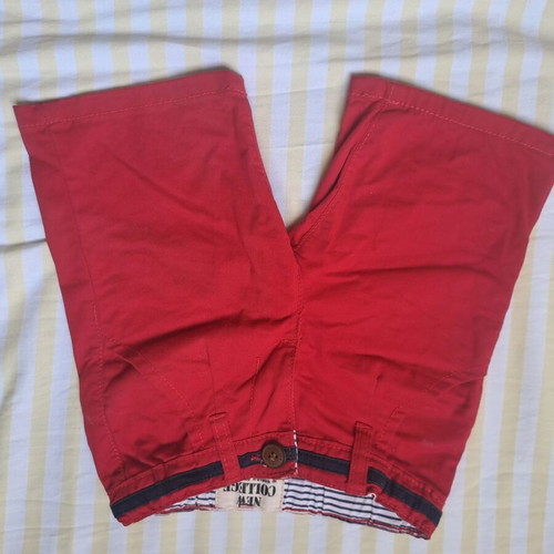 New College red boys' shorts size 2 years used