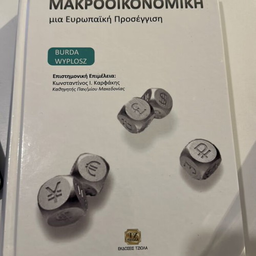 Macroeconomics A European Approach hardcover textbook like new