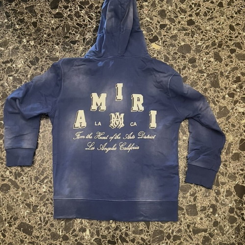 Amiri jacket like new, size large, blue washed