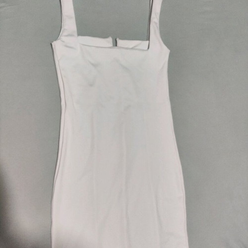 Pencil midi dress white new, tight fit