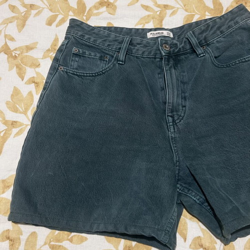 Pull&Bear Mom Fit Shorts XL Used Dark Green
