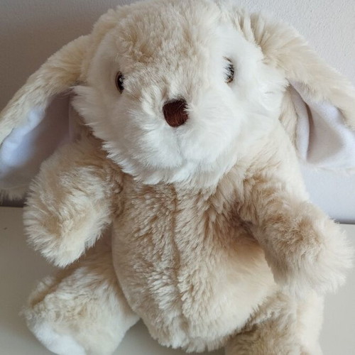 Hand puppet for puppet theater bunny used