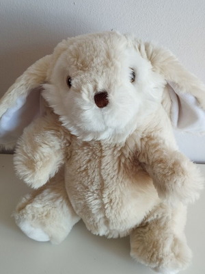 Hand puppet for puppet theater bunny used
