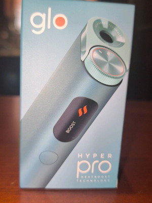 Glo Pro tobacco heating device new, turquoise