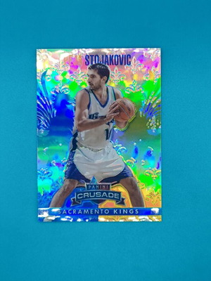 Peja Stojakovic NBA Panini Crusade 2013-14 Sacramento Kings card new