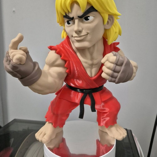 Ken figure from Street Fighter 3D print like new