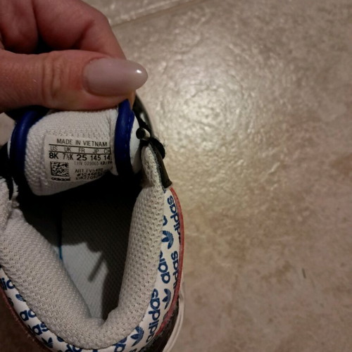 Adidas kids boots used, size 25