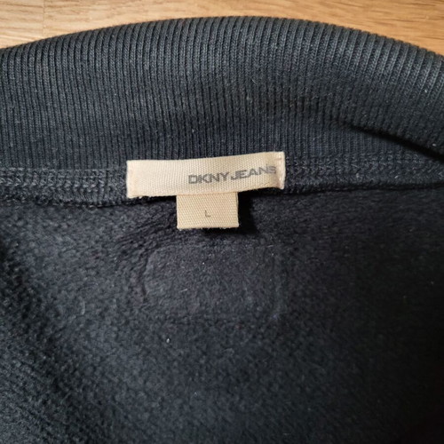 DKNY sweatshirt jacket used, black, size L