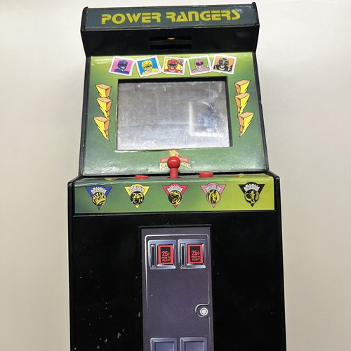 Mighty Morphin Power Rangers Electronic Talking Arcade Bank used