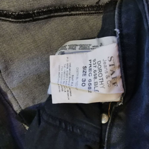 Staff Jeans Dorothy Black Denim Flare Pants Like New Size 30