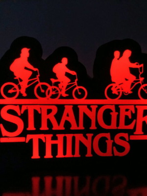Stranger Things 3D Printed Light new with switch