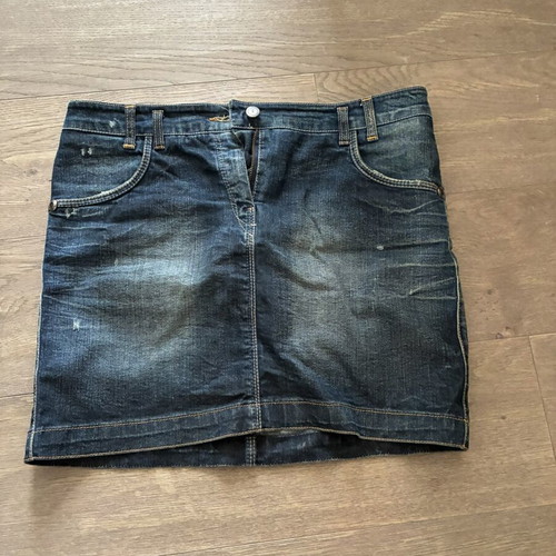 Trussardi denim skirt, blue, elastic