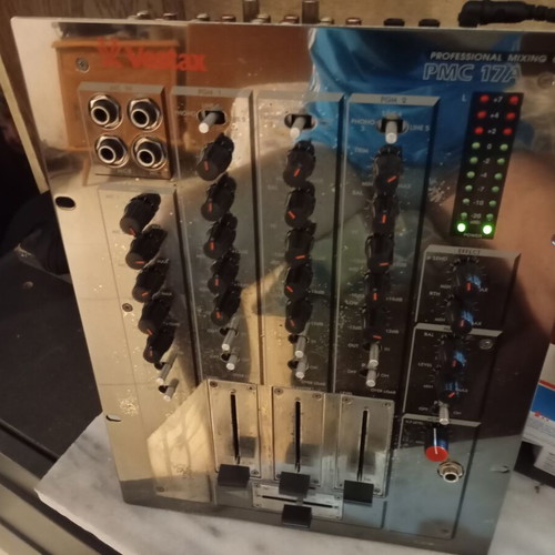 Vestax PMC 17A DJ mixer used, fully functional