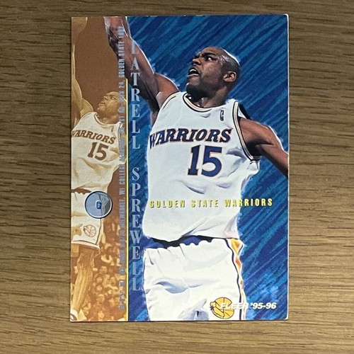 Collectible NBA Card 1995-96 Fleer Latrell Sprewell used