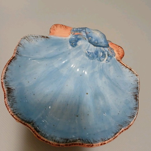 Ceramic handmade bowl with sea theme like new