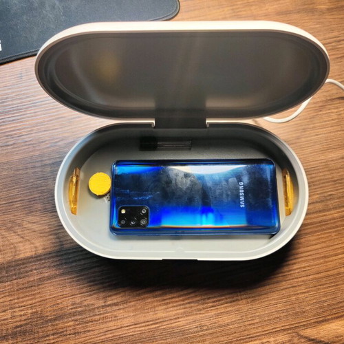 Mobile device sterilizer like new with type C cable and fragrance
