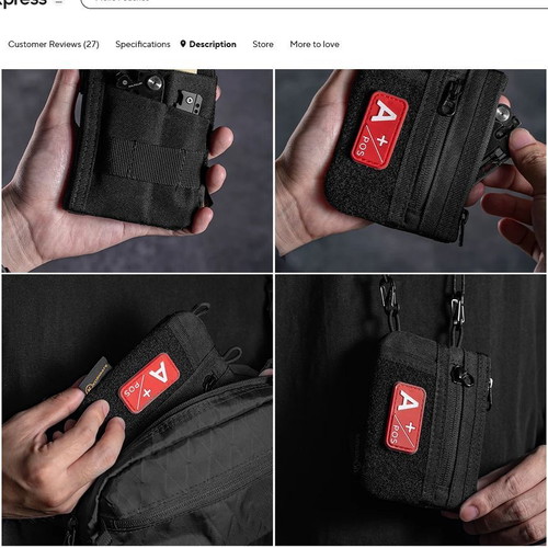 EDC Kosibate Wallet Black new