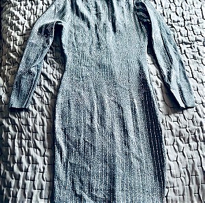 Grey strassed dress new