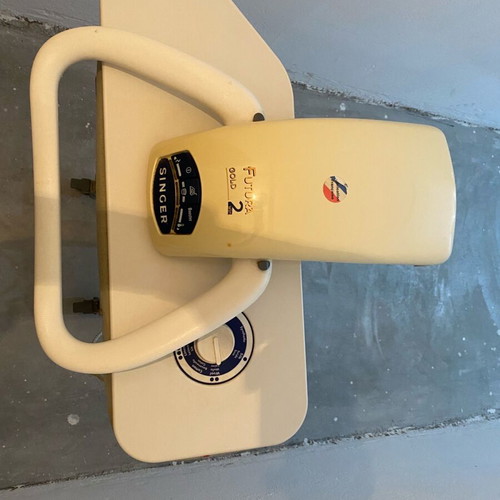 Singer ironing press used