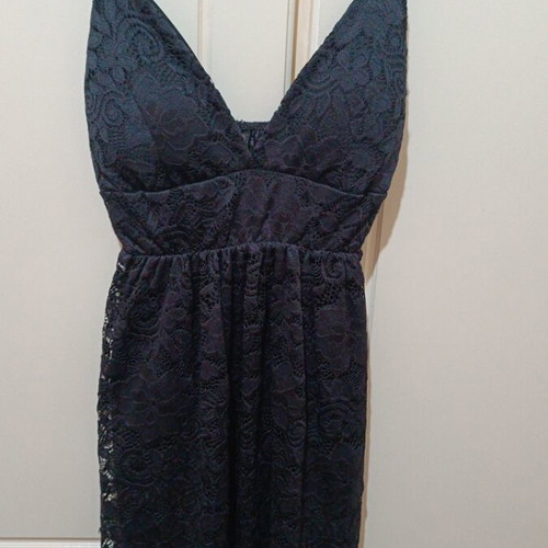 Mini black dress like new, size M
