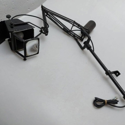 Old industrial lamp from printing machine A1786