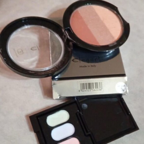 Blush and eyeshadows new, one with packaging