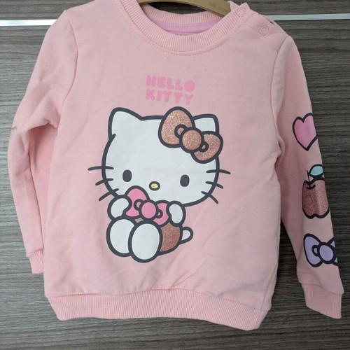 Hello Kitty sweatshirt with glitter like new
