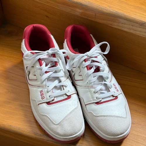 New Balance 550 men's sneakers size 47.5 like new, leather with suede details