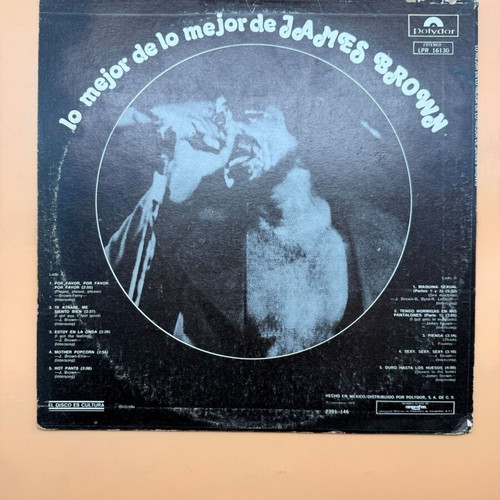 James Brown Lo Mejor De Lo Mejor used vinyl record