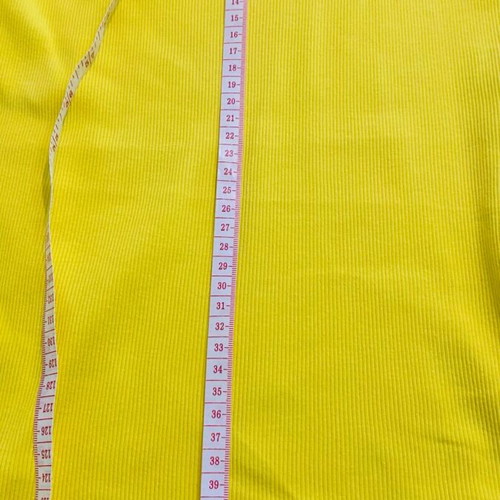 Max&Co ribbed top like new, yellow, size M