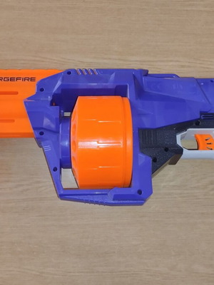 Nerf Surgefire dart blaster with 15-dart drum