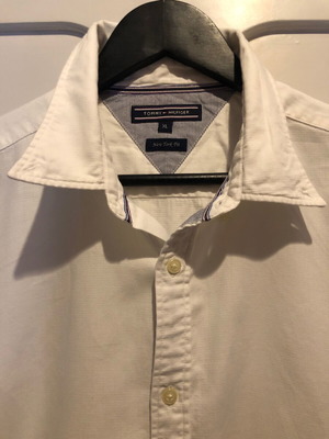 Tommy Hilfiger men's short sleeve shirt XL new, white