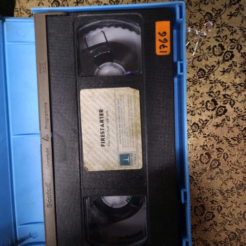 Firestarter VHS tape used
