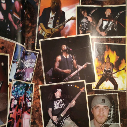 Music magazines used, pack of 5 including Jackson Guitars and Metal Hammer