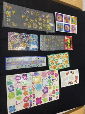 Various stickers like new