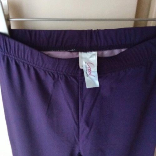 Crool high-waist lycra leggings size S/M like new, purple