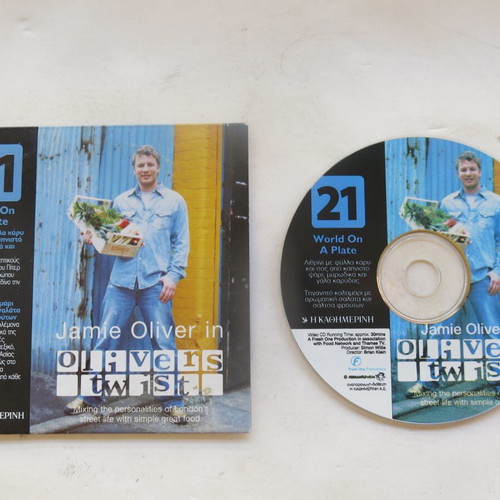 Jamie Oliver in Oliver's Twist 21 DVD used, cooking documentary with subtitles