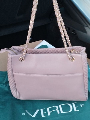 Verde shoulder bag new, pink
