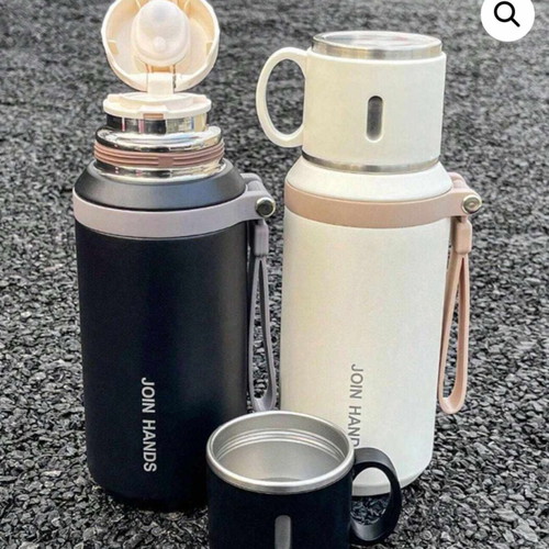 Portable Thermos Bottle with Cup 650ml New