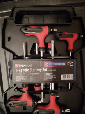 T-handle star key set new