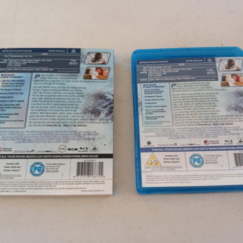 The Chronicles of Narnia The Lion The Witch and The Wardrobe Blu-Ray used