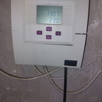 Heating controller with external sensor like new, heat compensator