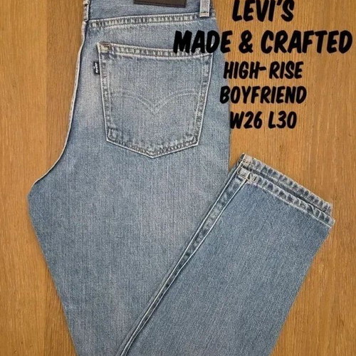 Levi's Made & Crafted High-Rise Boyfriend Selvedge Jeans W26 L30
